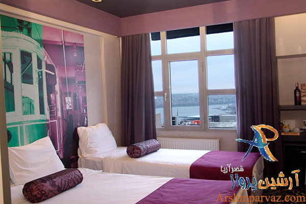 اتاق های هتل سیتی بای مولتون استانبول