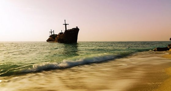 کشتی یونانی در کیش