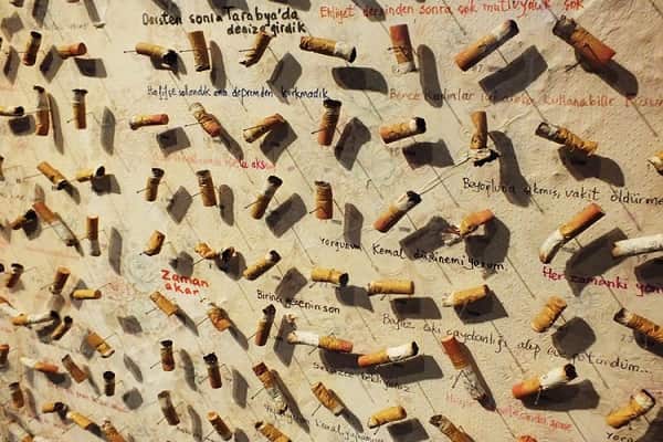 دیوار ته سیگار