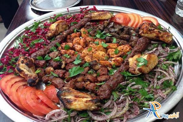 غذاهای رستوران دوروم زاده استانبول