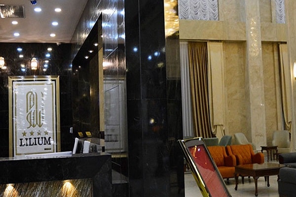 لابی هتل لیلیوم کیش