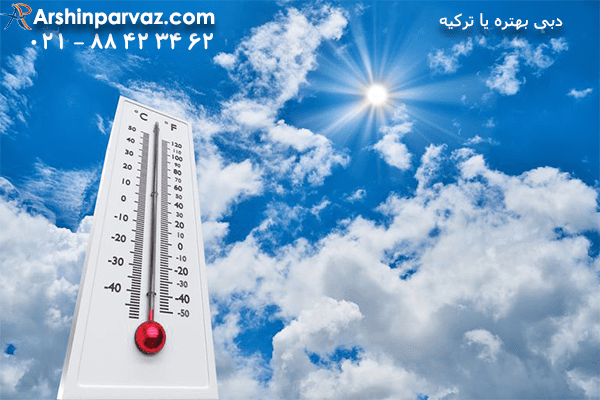 مقایسه-آب-و-هوای-دبی-و-ترکیه