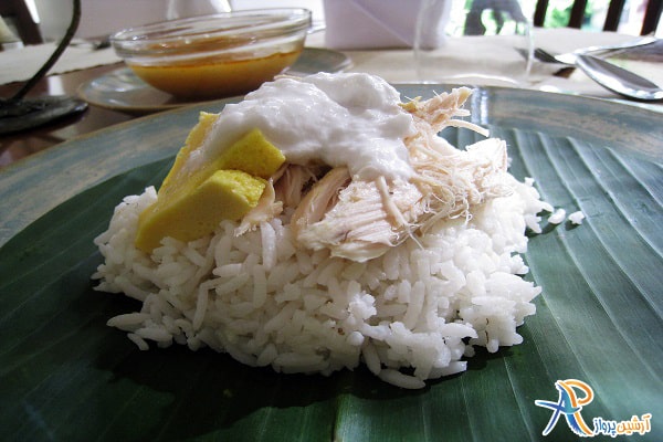 شیر برنج نارگیلی