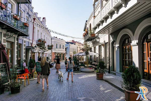 تصاویر خیابان آقماشنبلی تفلیس