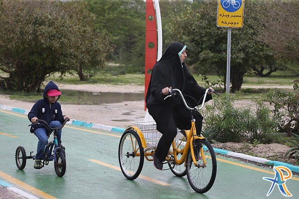 دوچرخه سواری در کیش