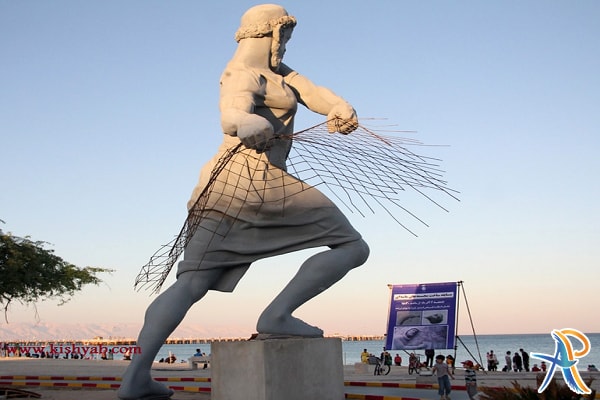 مرد ماهیگیر کیش