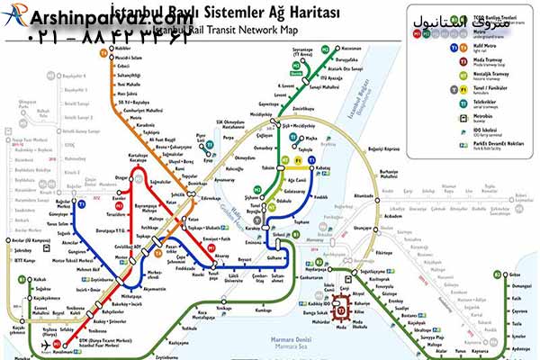 نقشه-متروی-استانبول