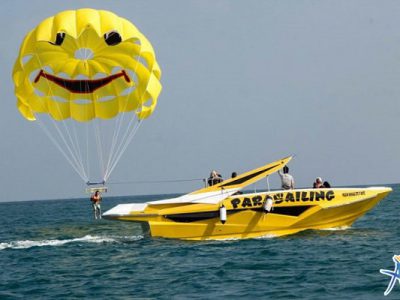 پاراسل سواری در کیش